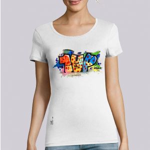 T-shirt femme 1UP : french technique big