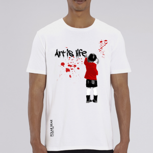 T-shirt homme Polar Bear : art is life big