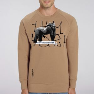 Sweat Homme Polar Bear : Gorille don't make us history big