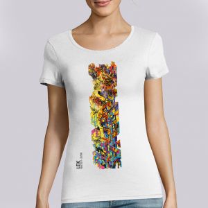 T-shirt Femme LEK : Belleville Zoo big