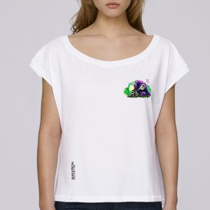 T-shirt femme Makatron : Monkey Brains small