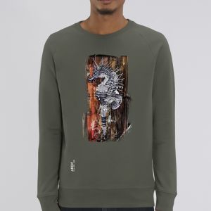 Sweat Homme Ardif : Seahorse Mechanimal big