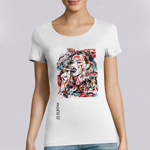 T-shirt Femme JO DI BONA : Smoking Girl big