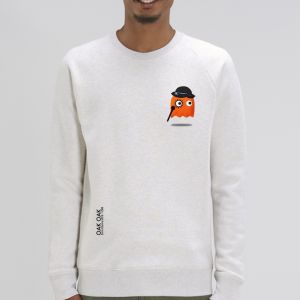 Sweat Homme Oak Oak : Orange Ghost Revenge small