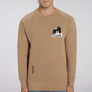 Sweat Homme Polar Bear : Gorille don't make us history small