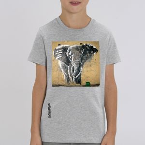 T-shirt enfant Makatron :  Elephant warehouse big