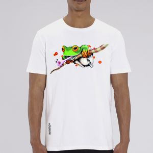 T-shirt homme Makatron : Ash Frog big