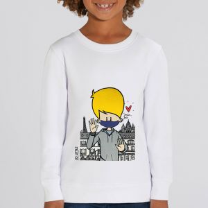 Sweat enfant Jo Little : Jo Take care big