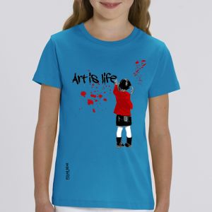 T-shirt enfant Polar Bear : art is life big