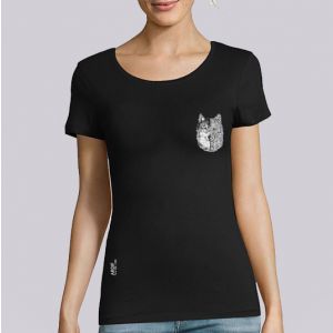 T-shirt femme Ardif : Wolf mechanimal small