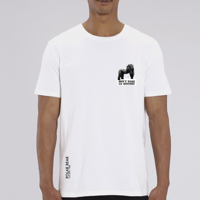 T-shirt homme Polar Bear : Gorille don't make us history small