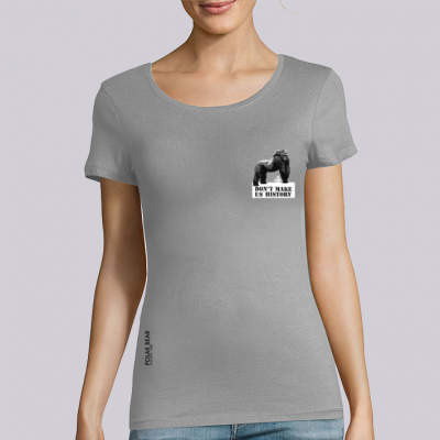 T-shirt femme Polar Bear : Gorille don't make us history small