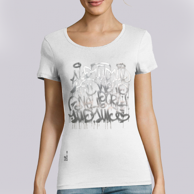 T-shirt femme 1UP : keep smiling big