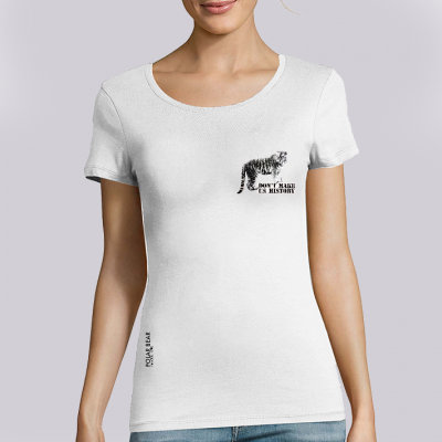 T-shirt femme Polar Bear : Tigre don't make us history small