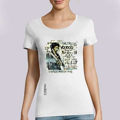 T-shirt Femme VERO CRISTALLI: Hendrix big