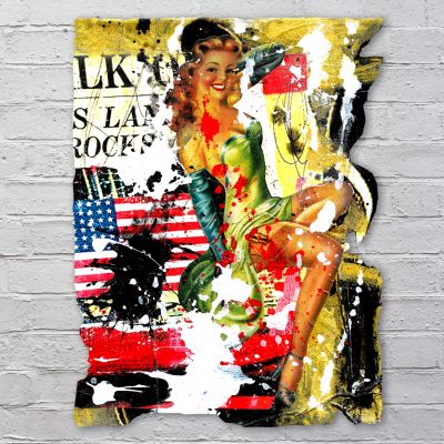 tableau Vero Cristalli : pin up