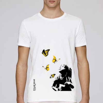 Polar Bear : Kid and Butterflies big