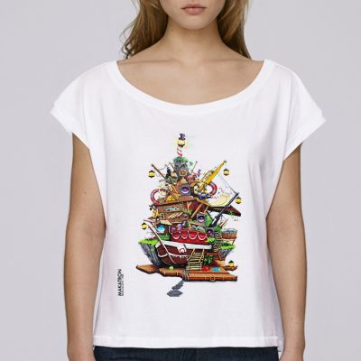 T-shirt femme Makatron : House of fun big